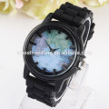 2015 new candy jelly 9 colors silicone worlds map watch